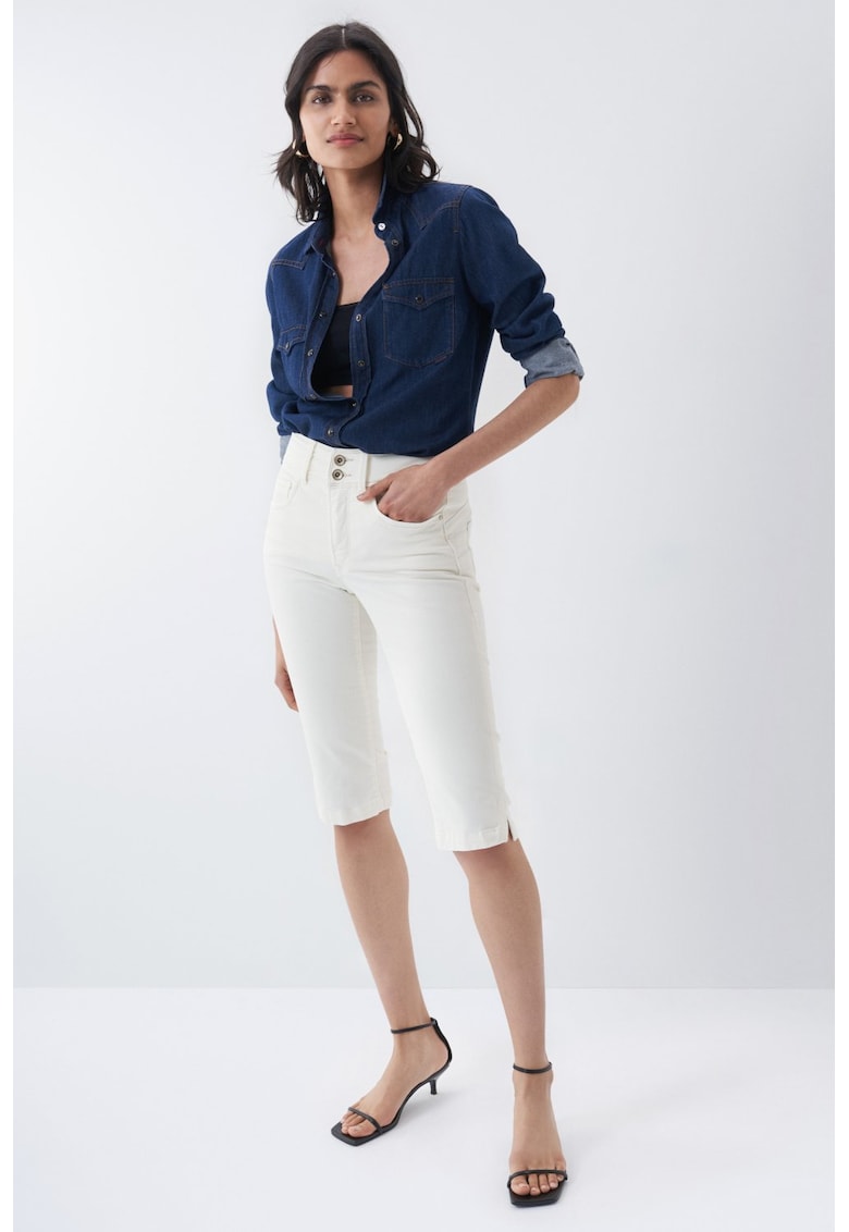Blugi capri skinny