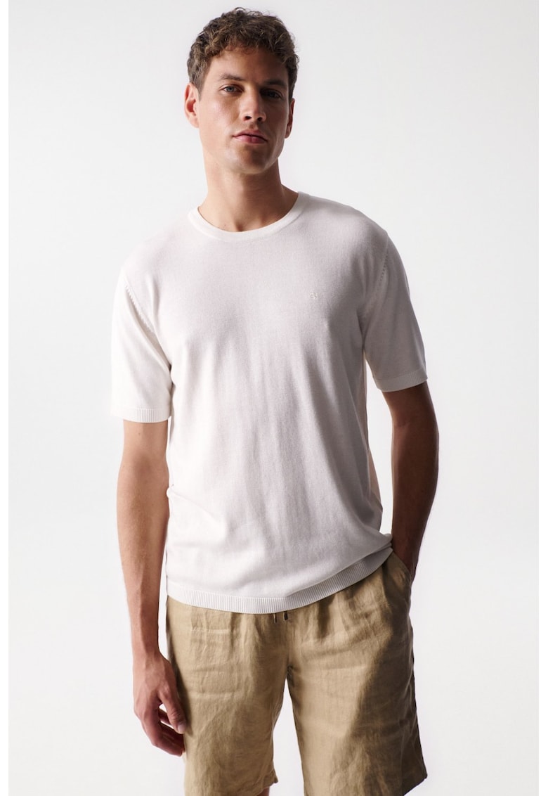 - Tricou din amestec de lana Regular fit