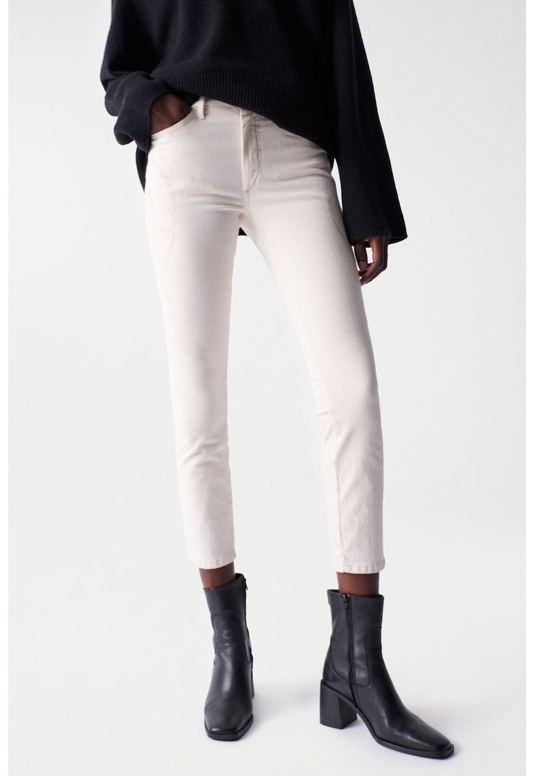 Blugi crop skinny -