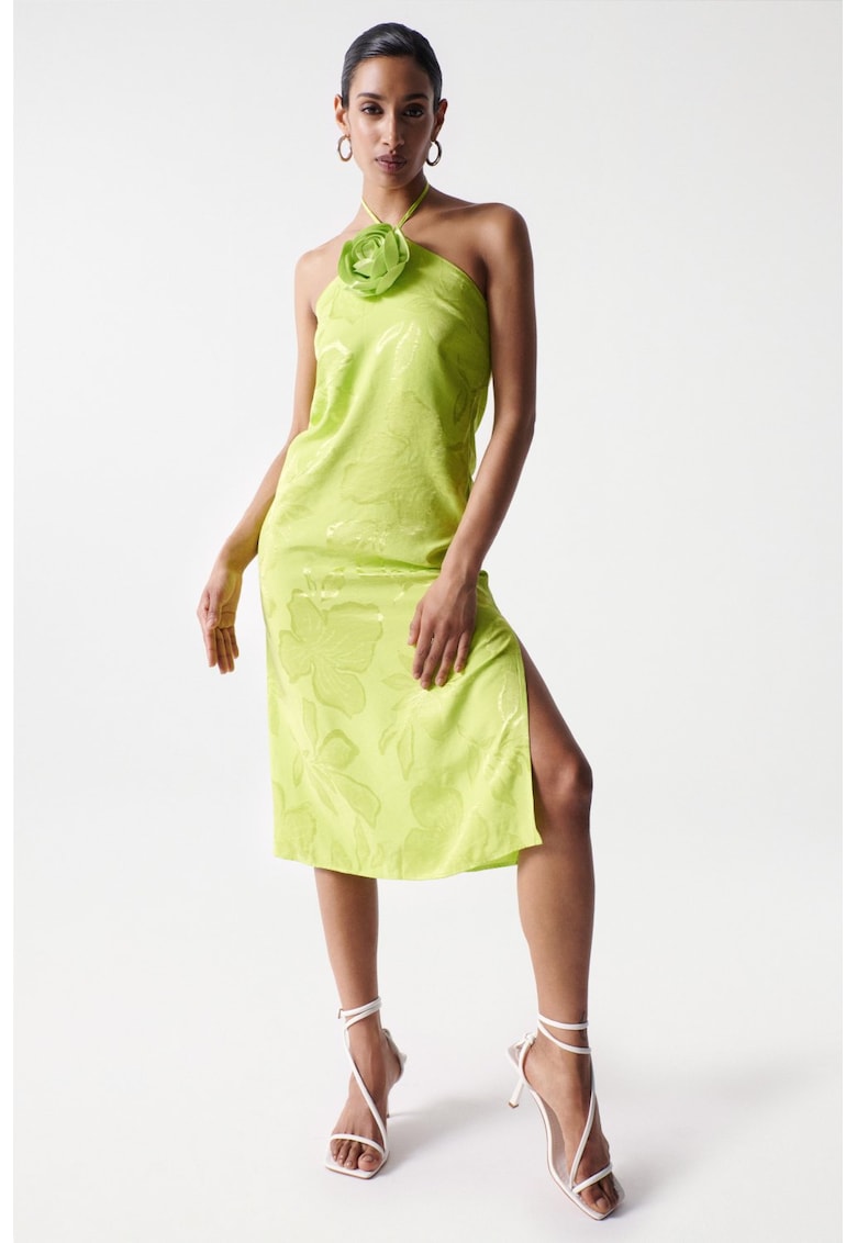 Rochie Midi Cu slit lateral