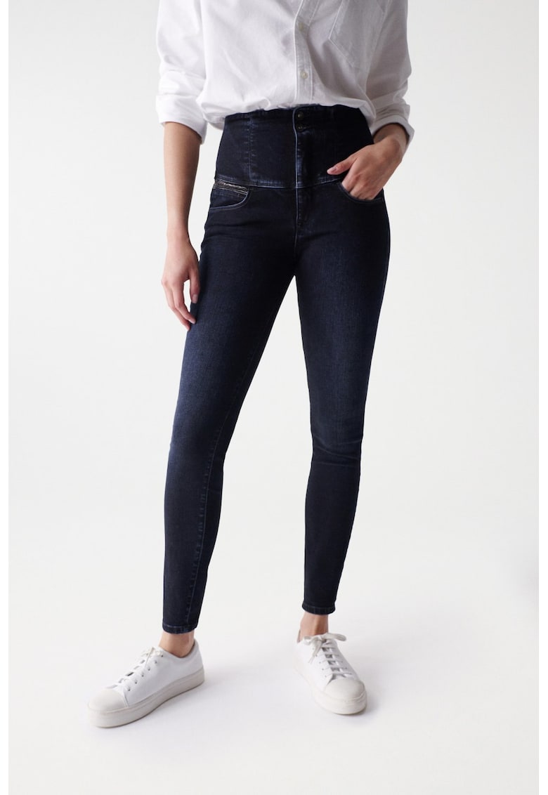 Blygi skinny cu talie inalta si buzunare