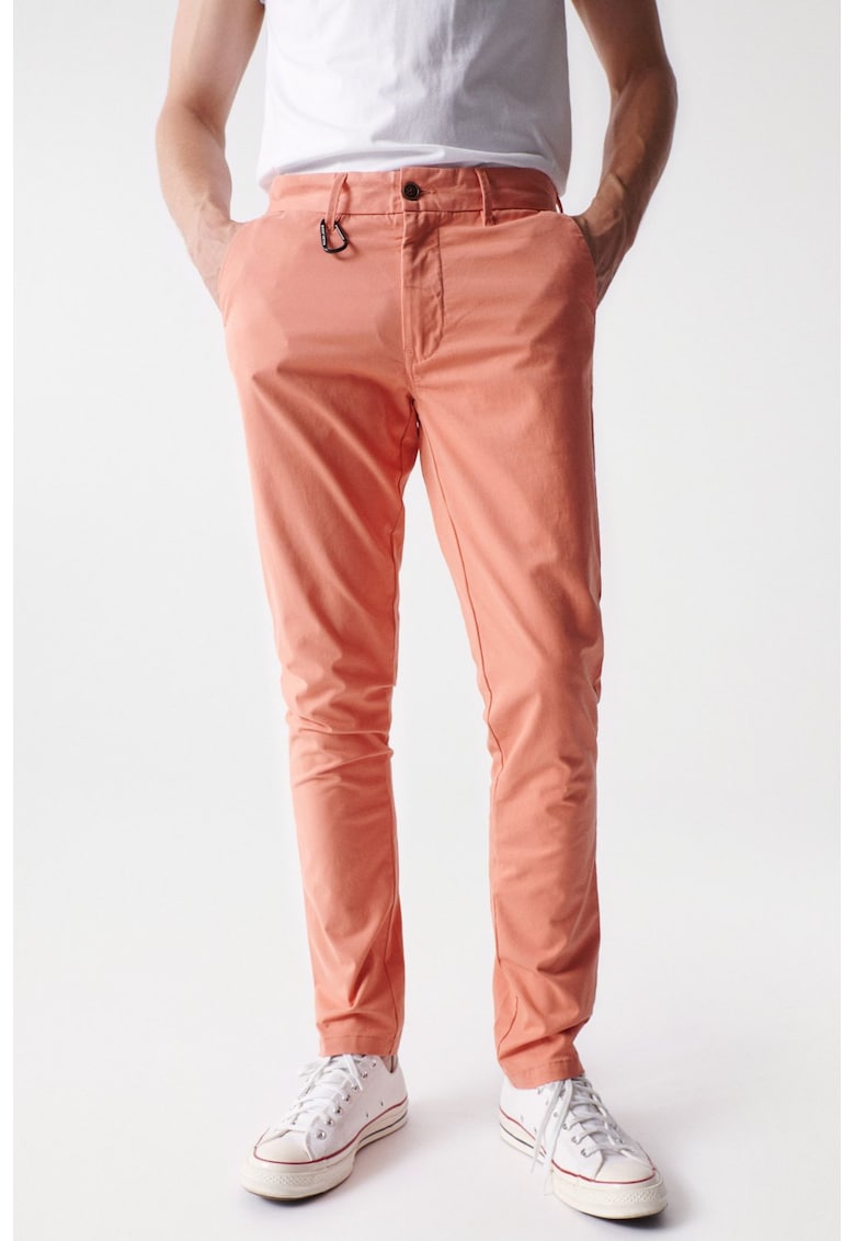 Blugi chino cu croiala slim fit