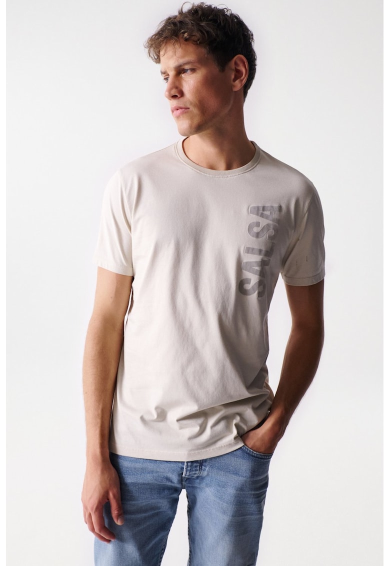 Tricou din bumbac cu logo