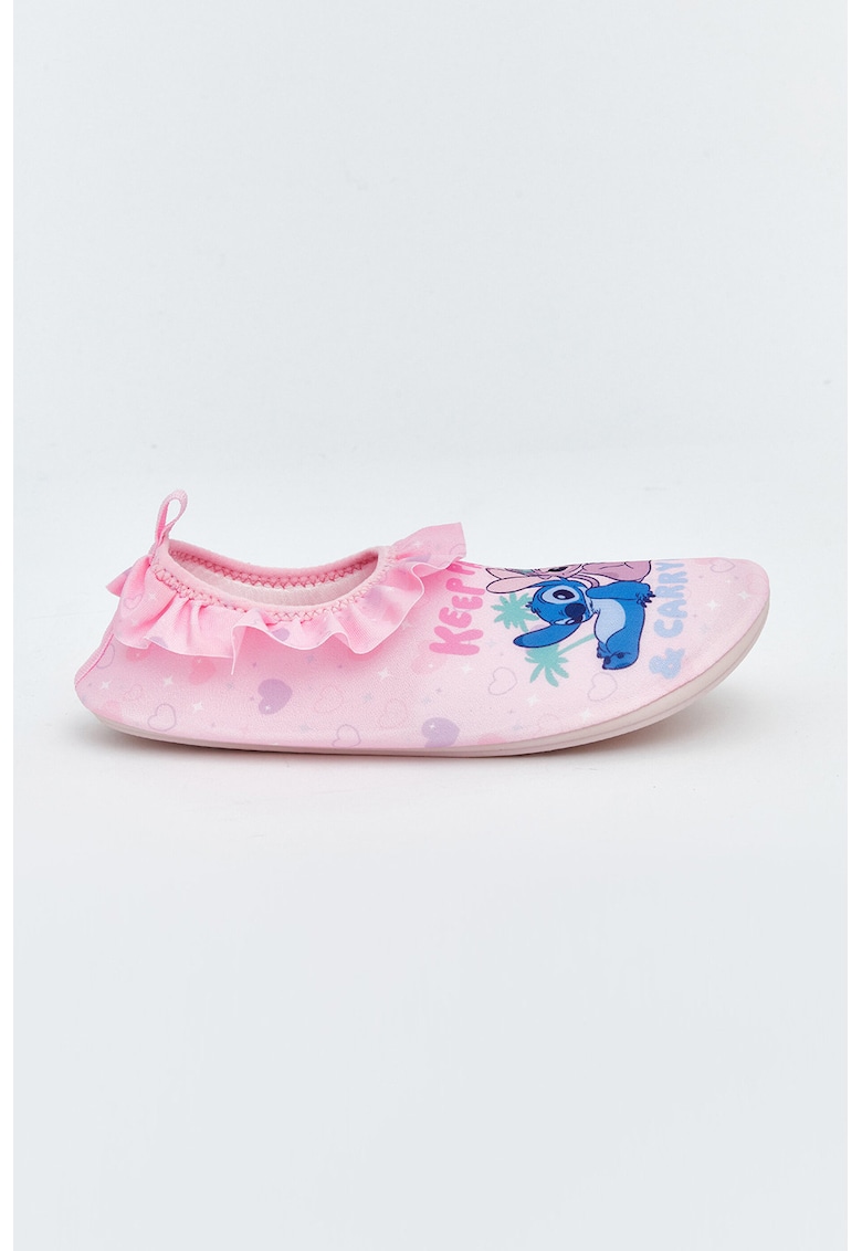 Pantofi slip-on cu imprimeu Stitch - pentru inot - Roz/Albastru