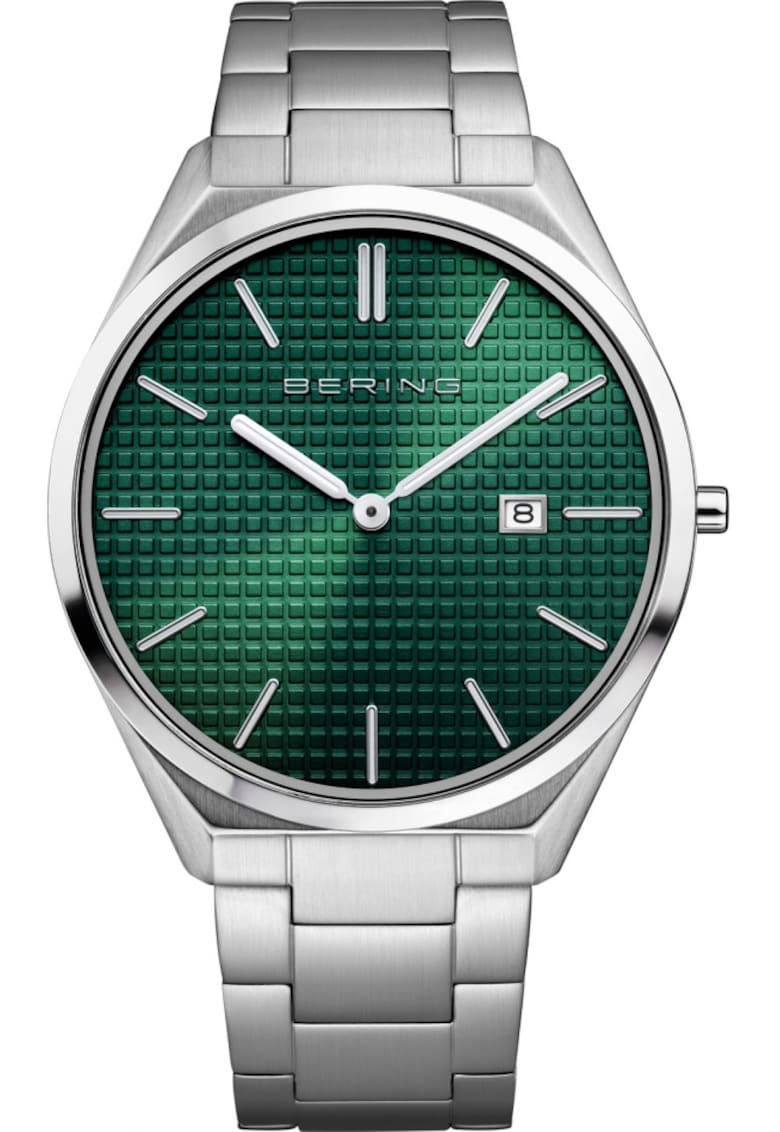 Ceas de lux pentru barbati 17240-708 - verde - clasic fashion