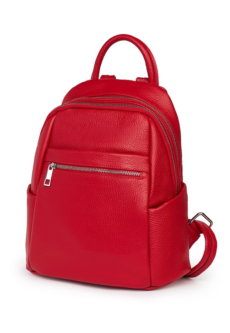 Rucsac dama din piele Jonathan rosu