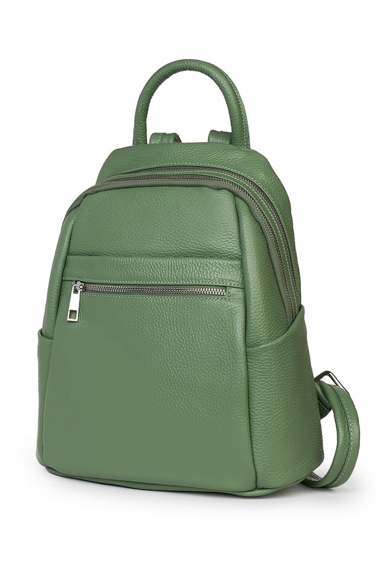 Rucsac dama din piele Jonathan verde menta