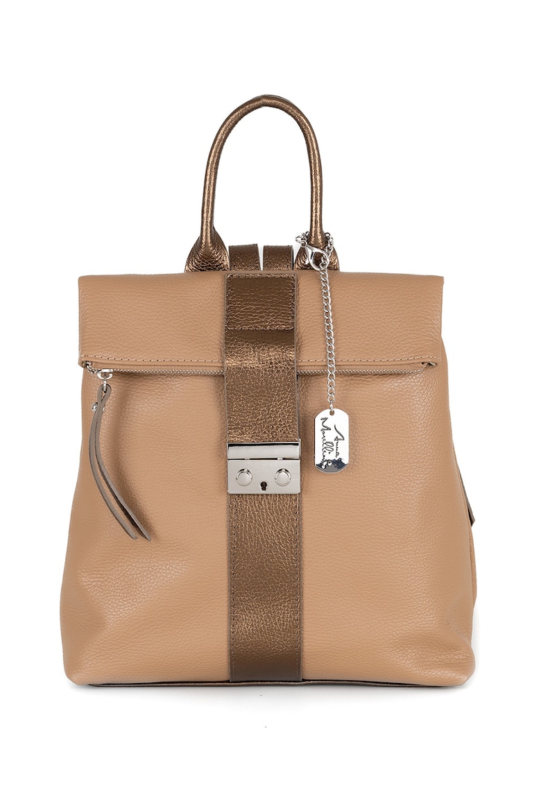 Rucsac de piele Azalea - Maro deschis