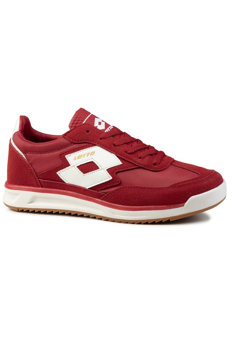 Pantofi sport barbati - ATHLEGIC - rosu/alb - material sintetic/textil - pentru fitness si alergare