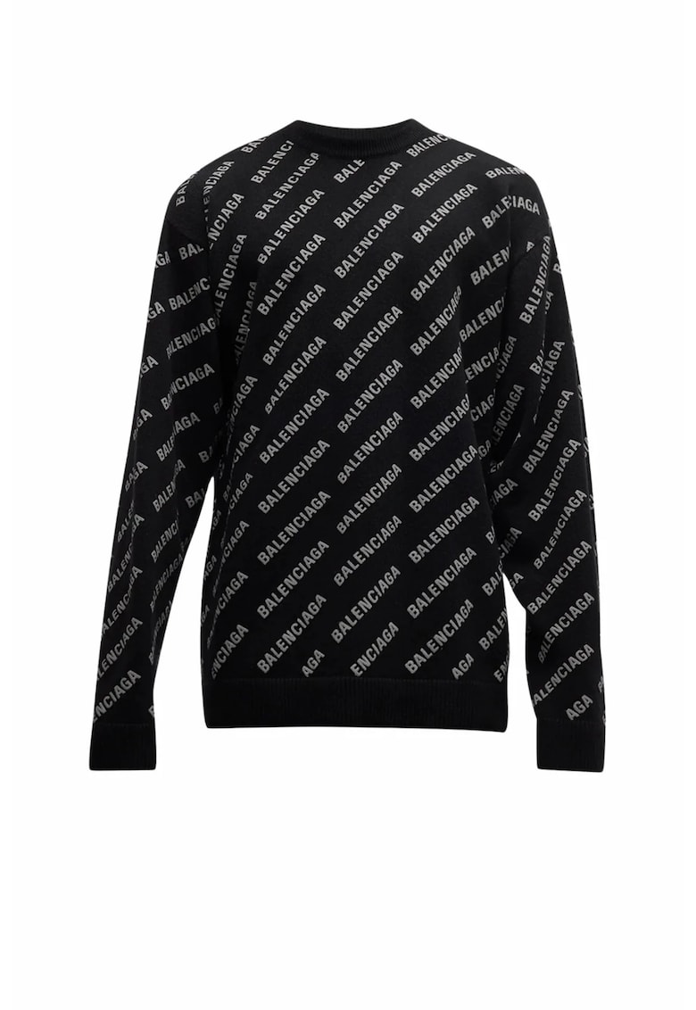 Pulover barbati - Allover - Negru