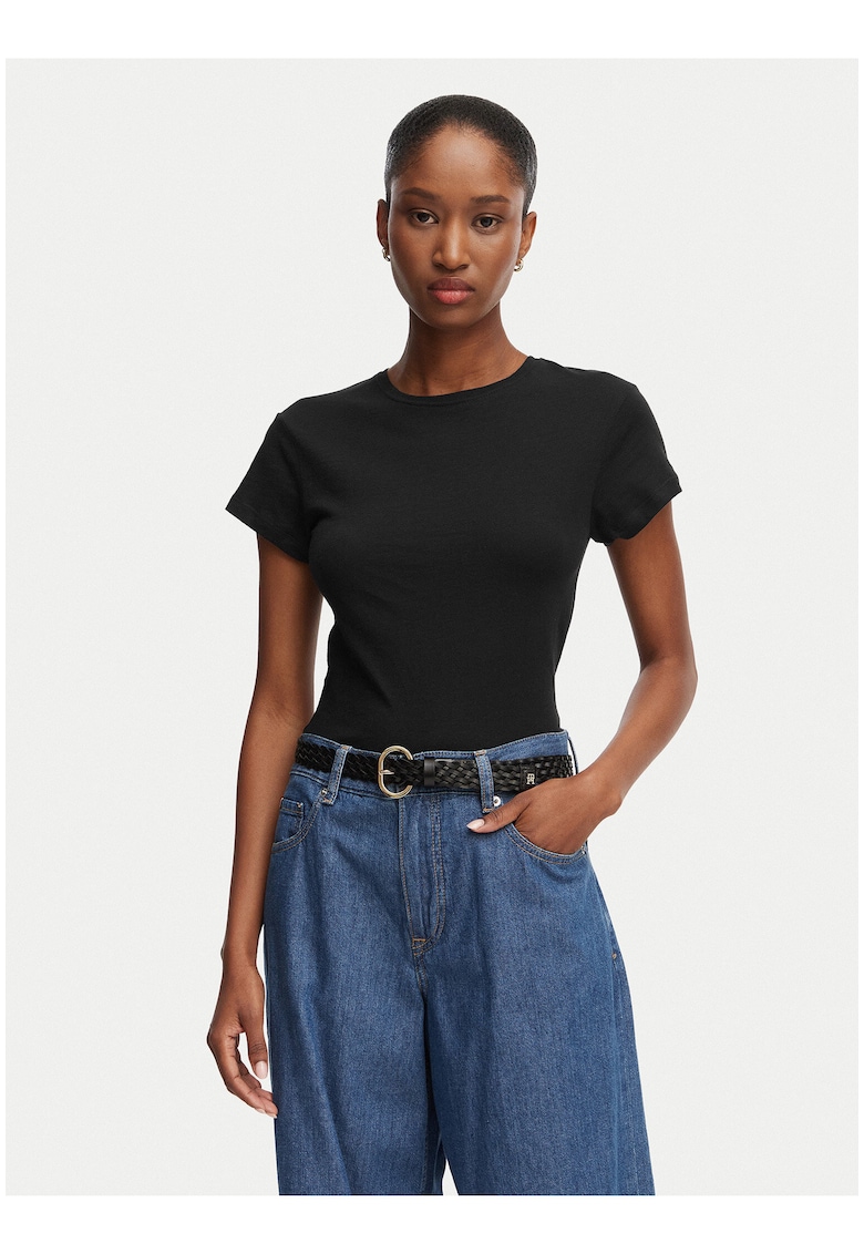 Tricou CO SLUB SLIM SS TEE-WW0WW48702-BDS