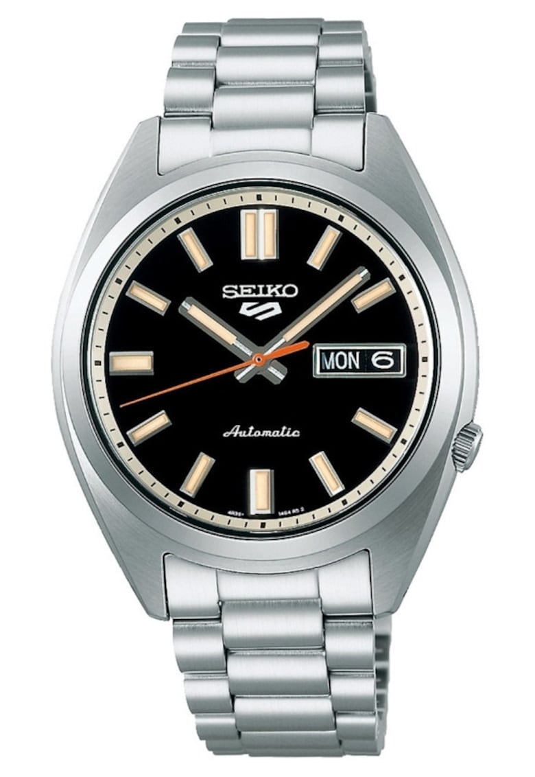 Ceas barbatesc Automatic Argintiu - 24 rubine - otel