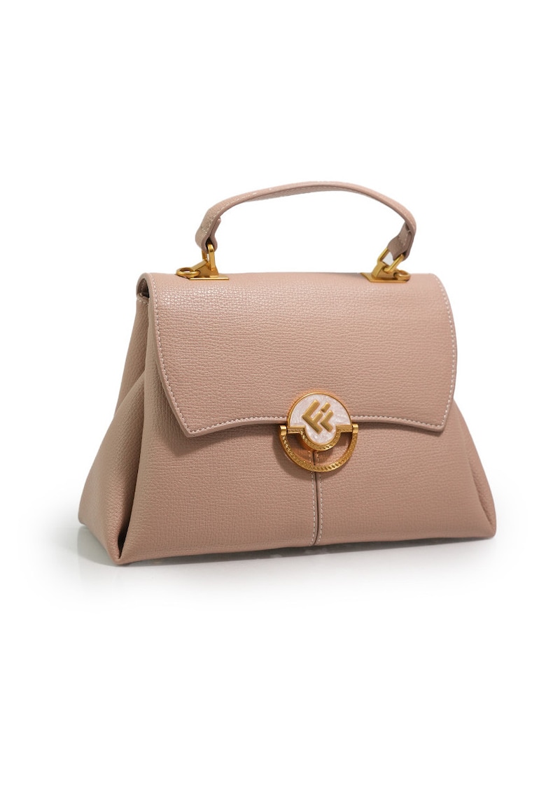 Geantă dama 8193 - piele naturală - maro - 30x15x10cm