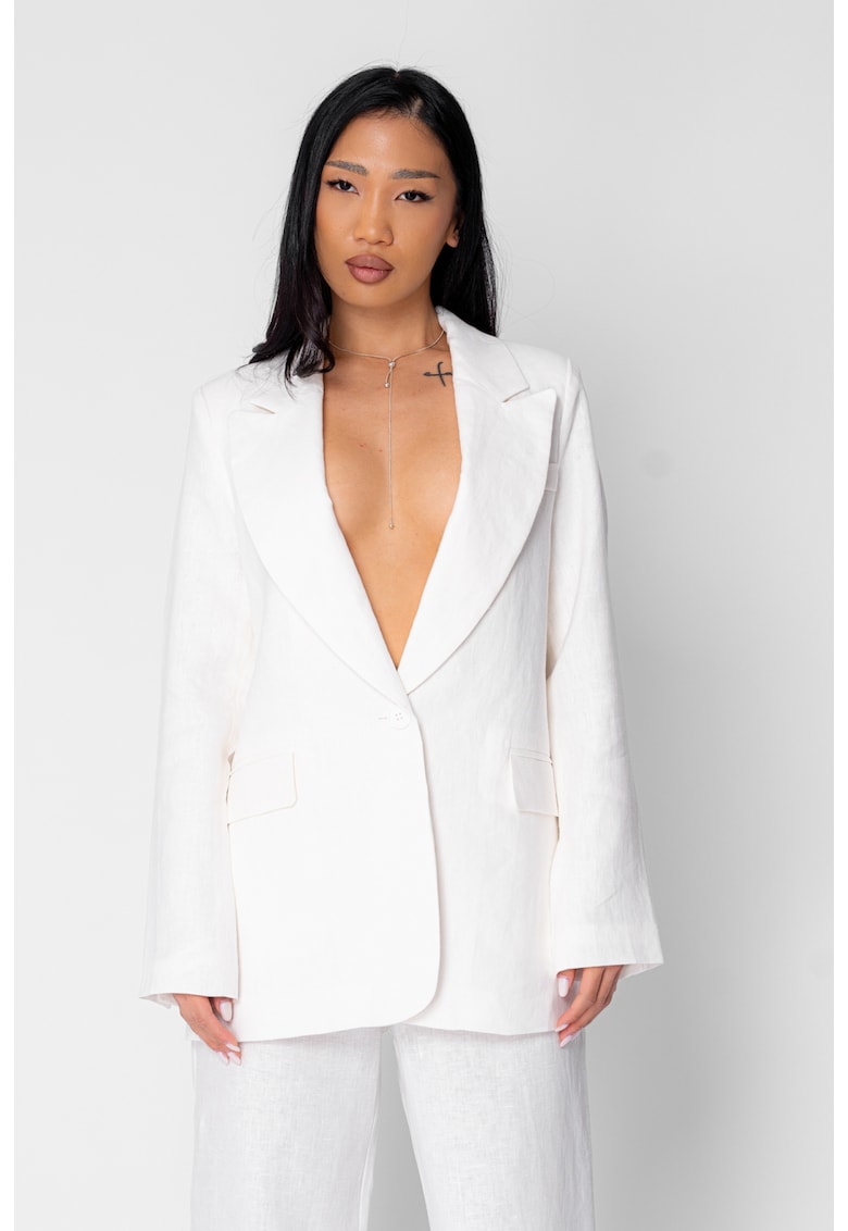 Sacou din 100% IN White 21301