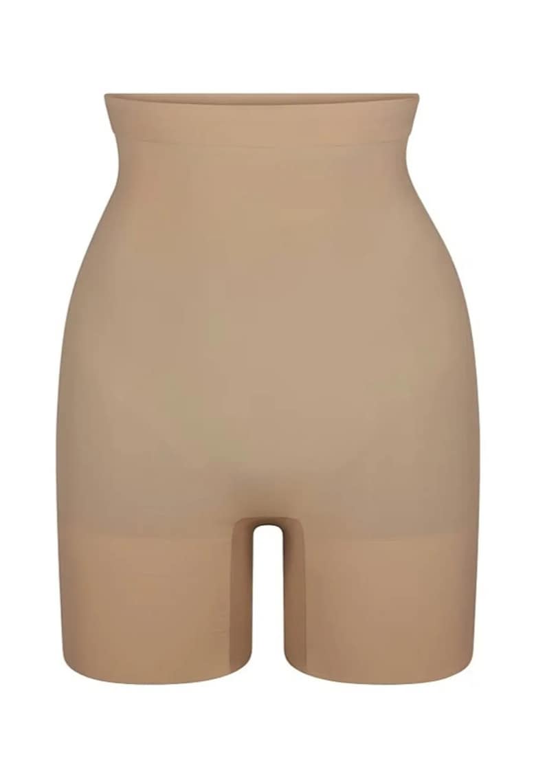 Lenjerie modelatoare - pantaloni fara bretele - talie inalta - natural - nylon/elastan
