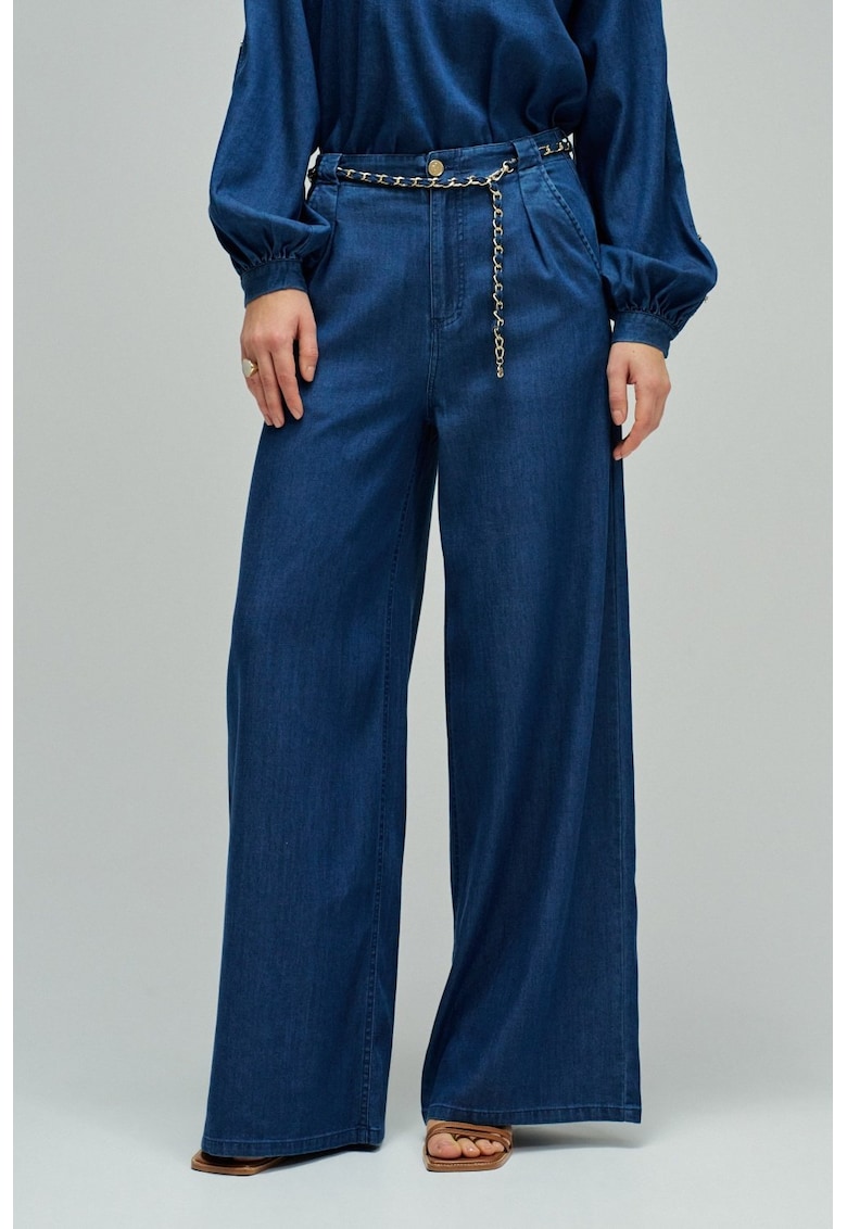 Jeans din amestec de lyocell