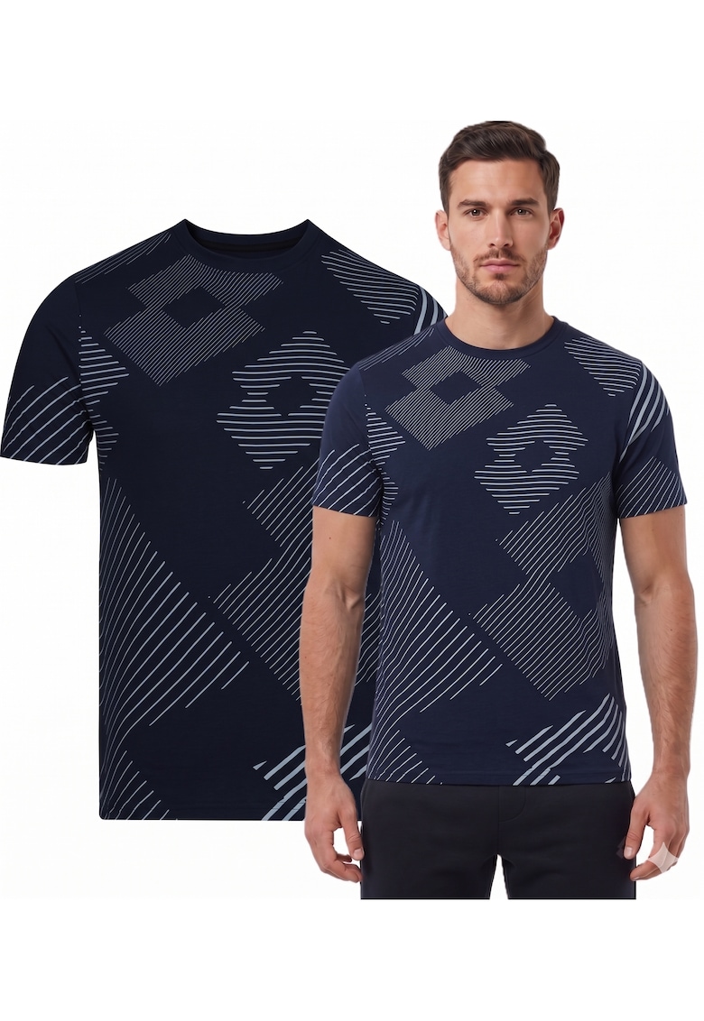 Tricou din bumbac cu model logo