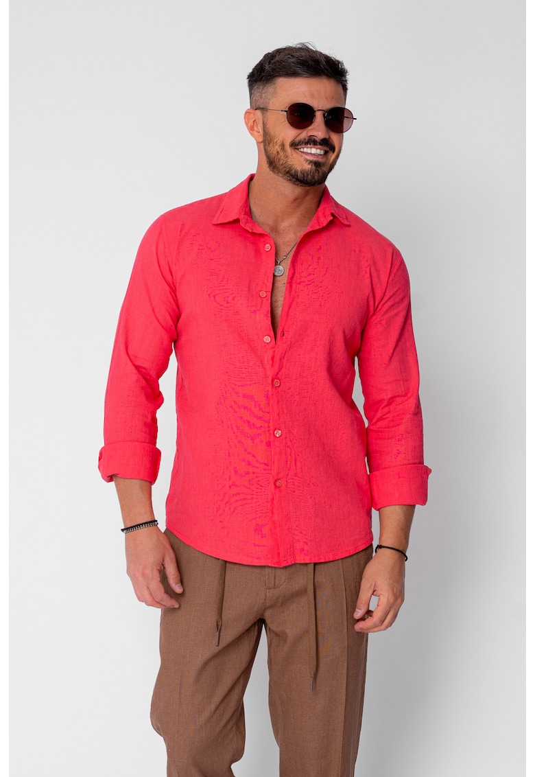 Camasa din 100% In Magenta New 21517 - Roz
