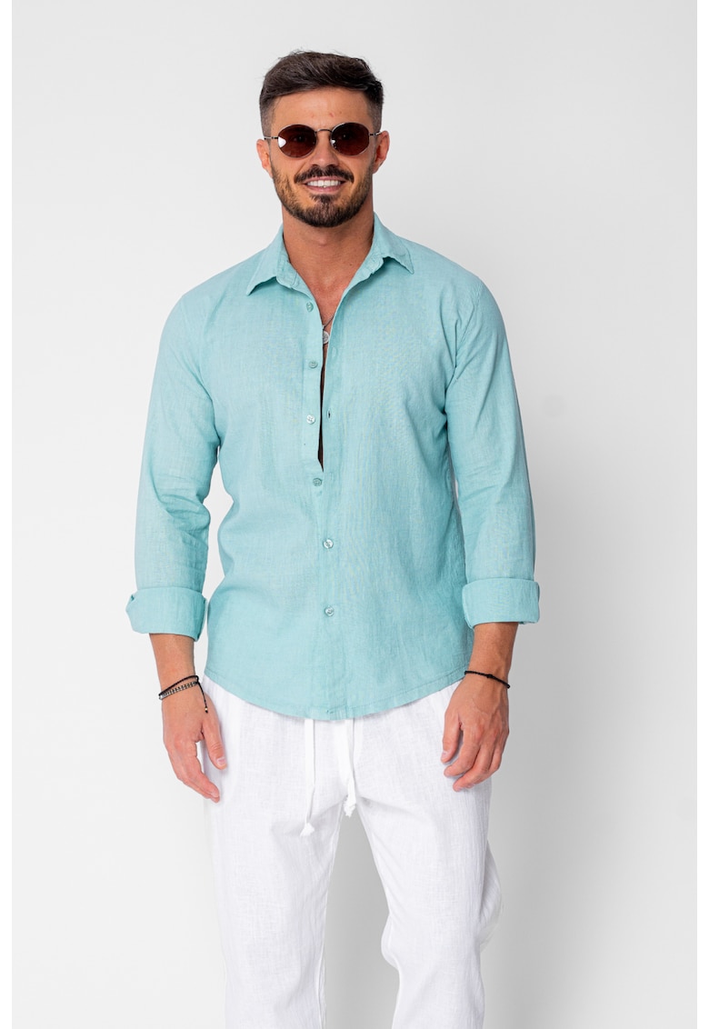Camasa din 100% In Mint New 21512 - Verde menta