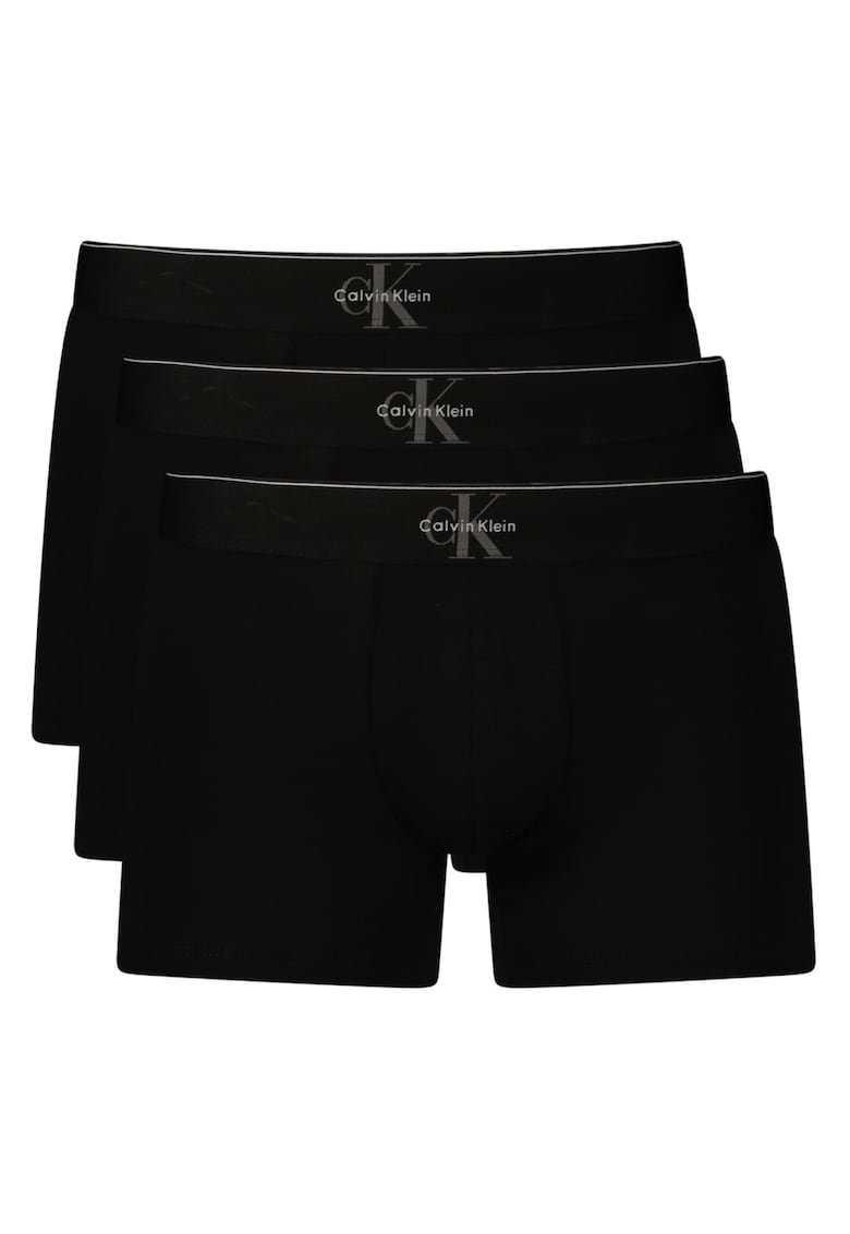 Set de boxeri barbati - Bumbac - Negru 3035 - Negru