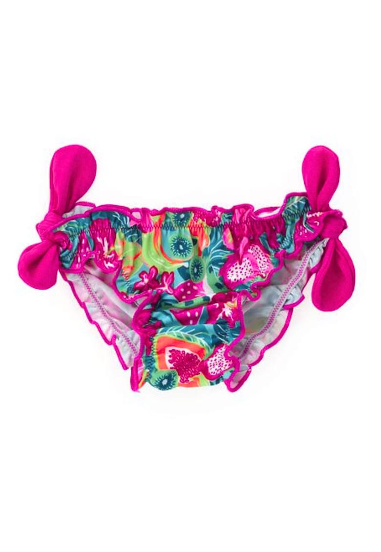 Slip de baie cu imprimeu grafic -