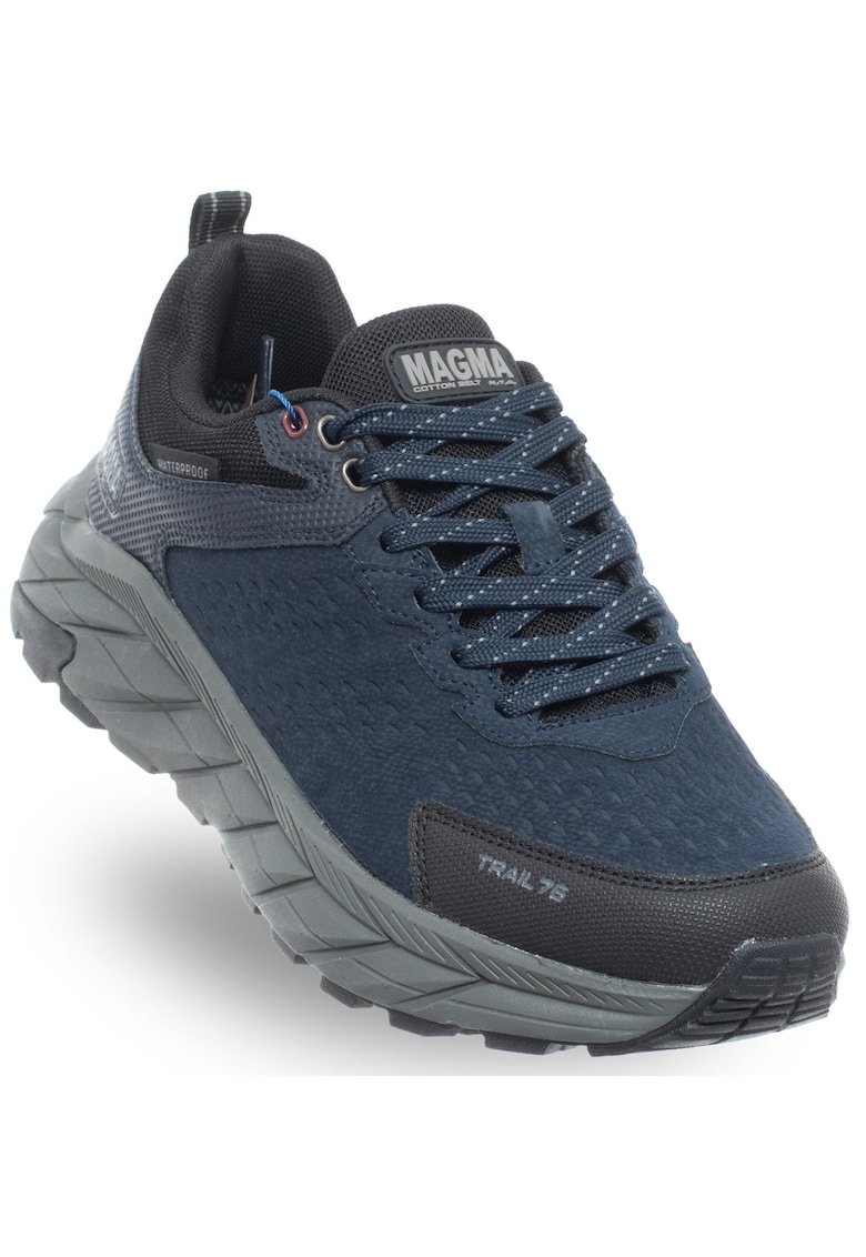 Pantofi sport cu sireturi si material textil