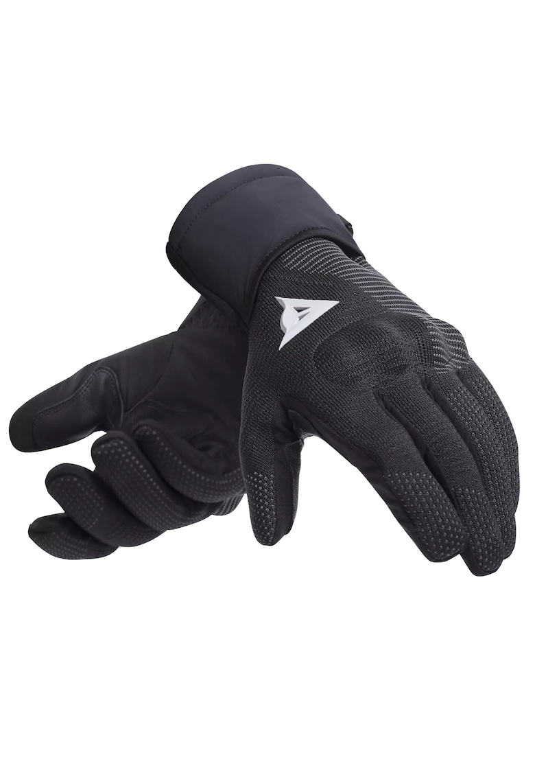 Manusi schi barbati Knit-Negru/Alb-