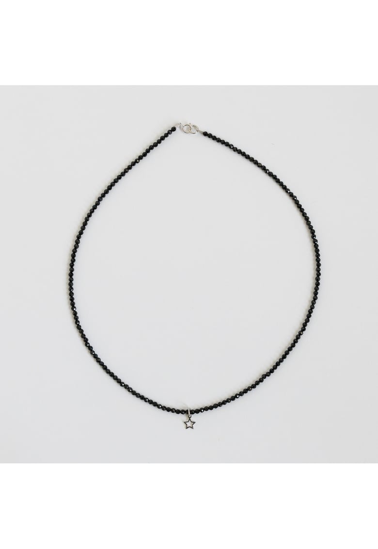 Colier handmade din spinel - cu accesorii argint925
