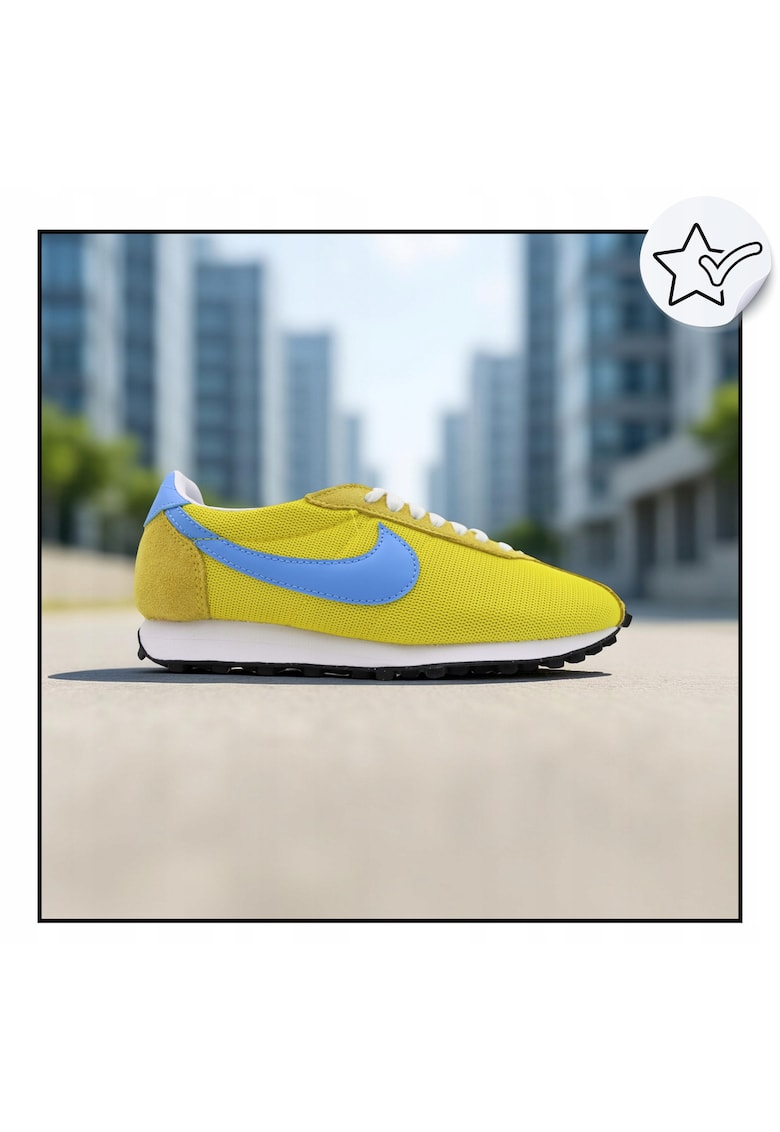 Pantofi Sport Dama - W LD-1000 - Superior Din Suede Si dwqfwqPlasa Pentru Durabilitate Si Respirabilitate - Talpa Intermediara Din Spuma Moale Amortizare Confortabila - Talpa Din Cauciuc Waffle Si - Alb