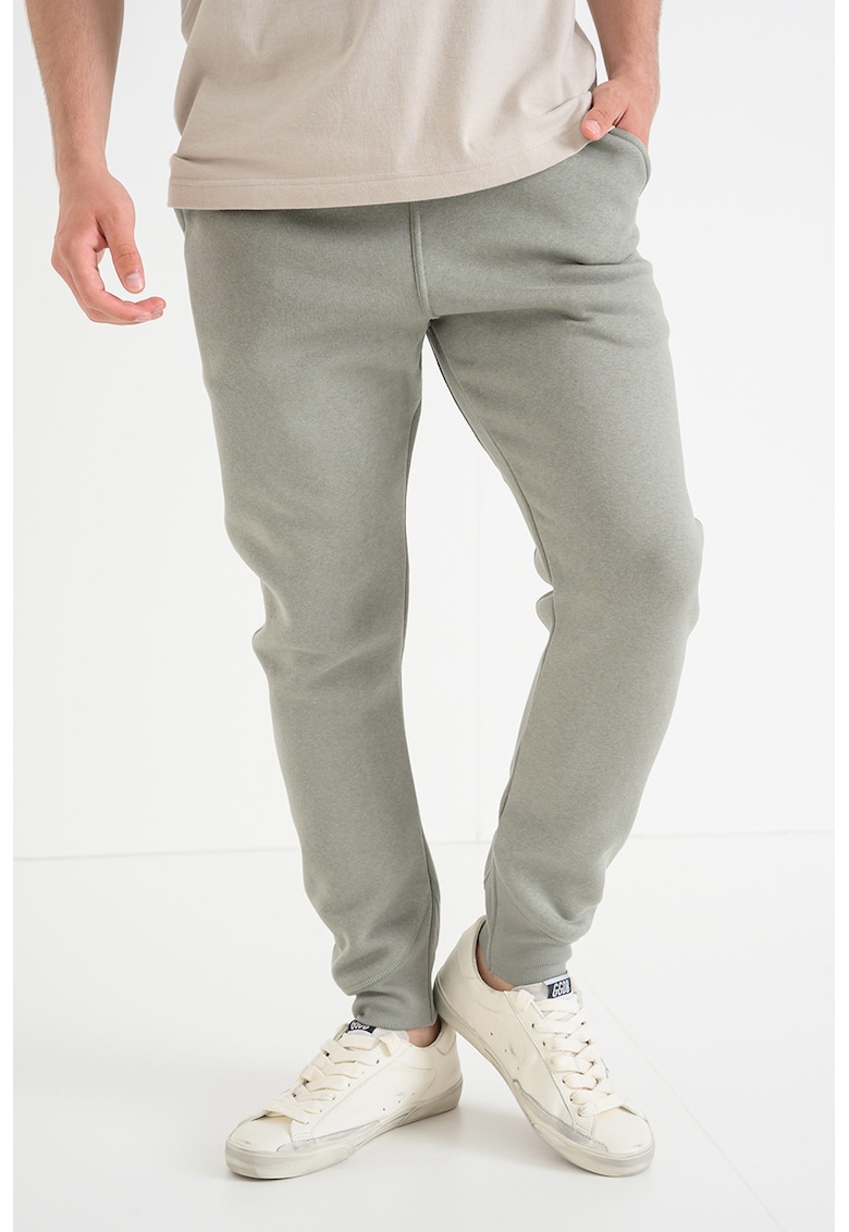 Pantaloni de trening cu snur in talie Premium Core - Verde fistic