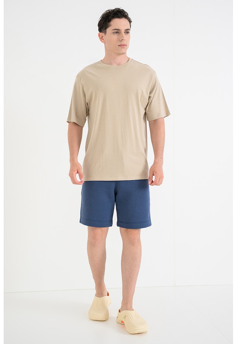 Pantaloni de trening din amestec de bumbac organic Premium Core - Albastru oceanic