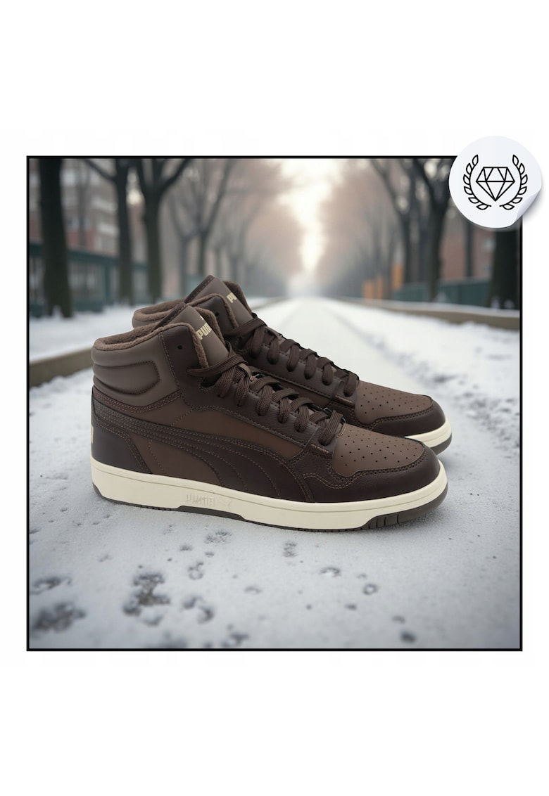 Pantofi Sport Barbati - Reb-L Mid WTR 400873 03 - Marime 47 EU - Multicolor - Marime Mare - Materiale Sintetice Usoare - Talpa Din Cauciuc Rezistenta La Uzura - Guler Inalt Pentru Stabilitate - Stil Streetwear Modern - Ideali Pentru Utilizare Zilnica