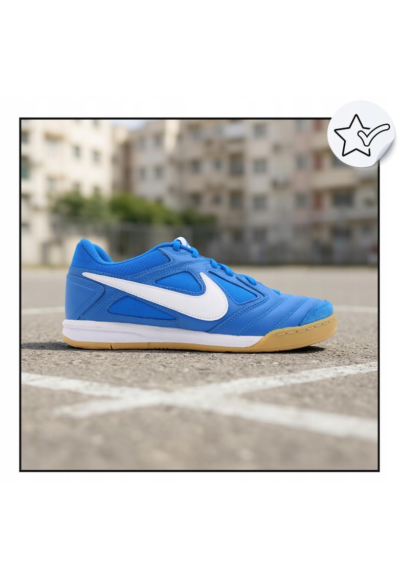 Pantofi Sport Barbati - Gato - Piele De Calitate Si Panouri Textile Respirabile Pentru Ventilatie Talpa Intermediara Din Spuma Pentru Confort Si Moliciune - Talpa Din Cauciuc Retro Cu - Albastru