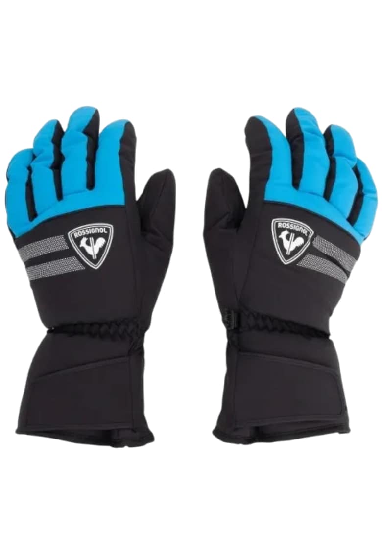 Manusi schi barbati Perf - Negru/Albastru