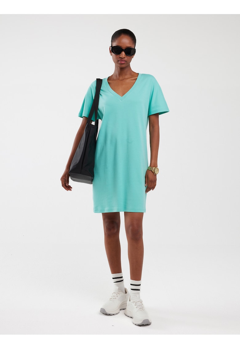 Rochie tip tricou cu decolteu in V Zorkaya