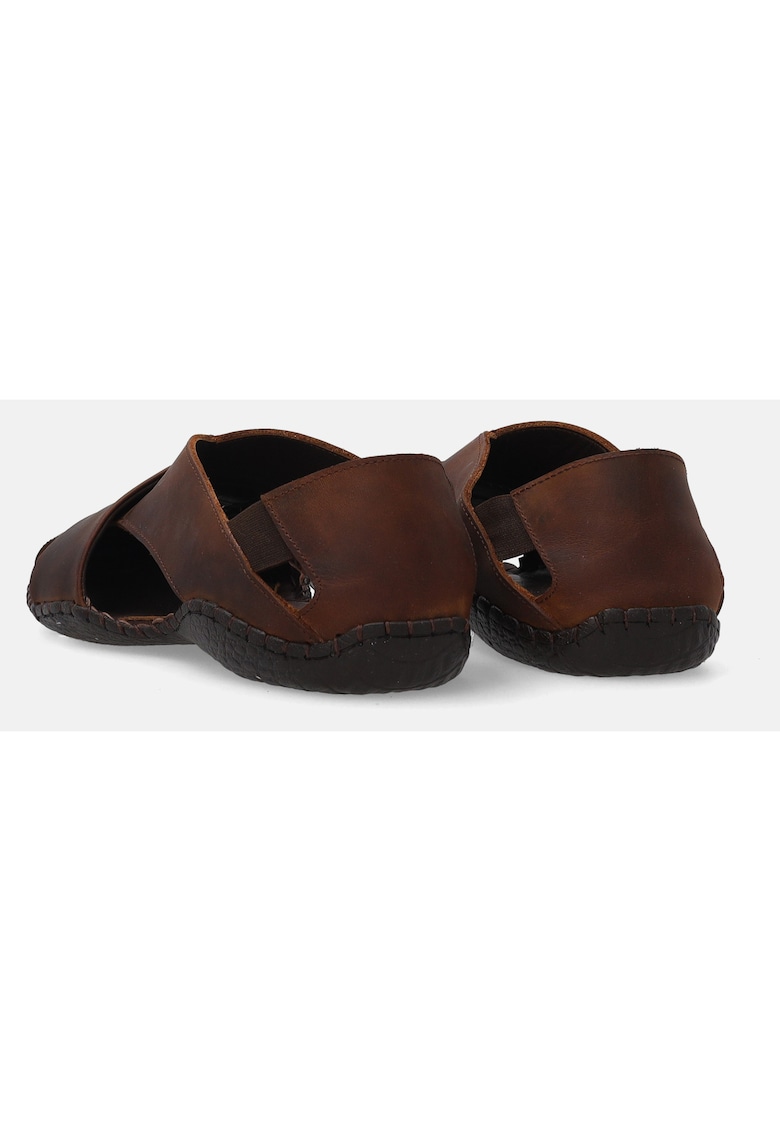 Sandale din piele nubuc -