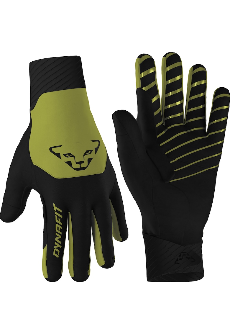 Manusi Blacklight Softshell-Negru/Verde-