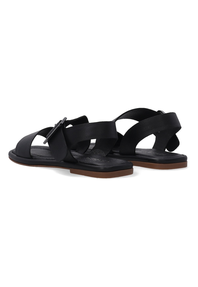 Sandale din piele uni -
