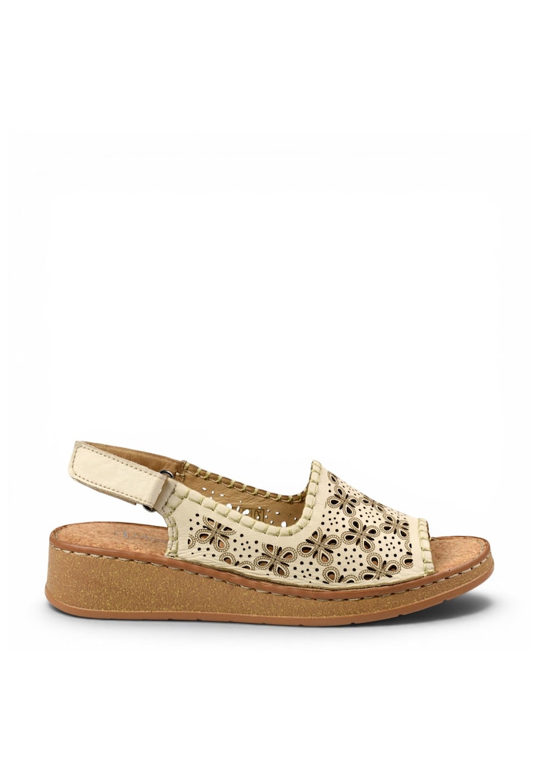 Sandale Casual D27-14604-Crem - Crem