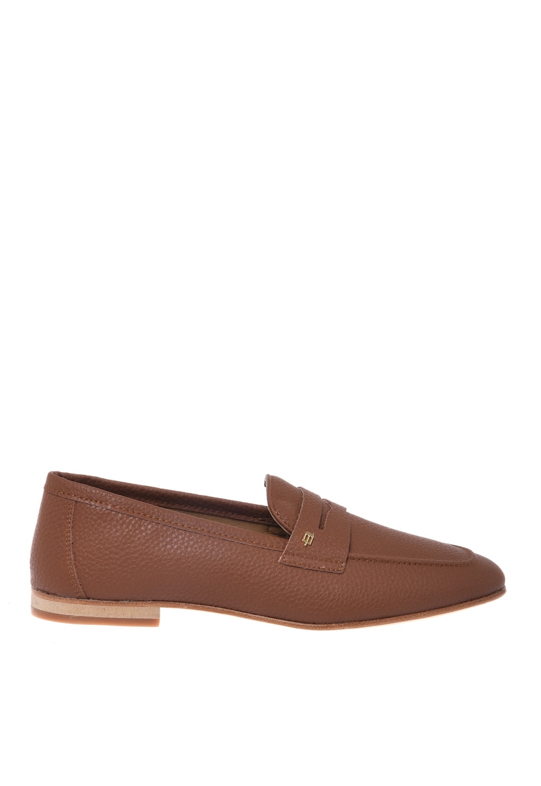 Pantofi loafer din piele - Maro