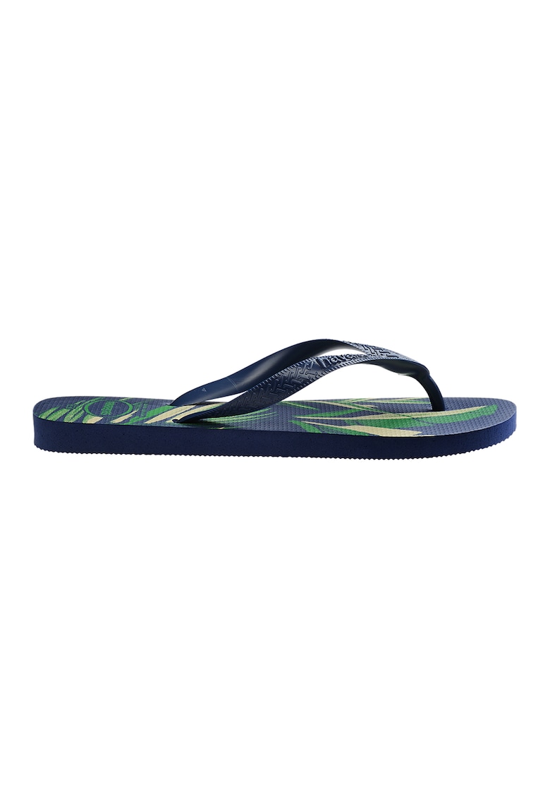 Papuci flip-flop cu model - Bleumarin