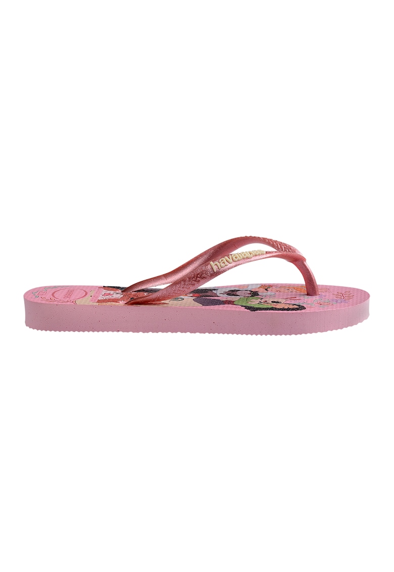 Papuci flip-flop cu detalii logo si imprimeu Disney - Multicolor -