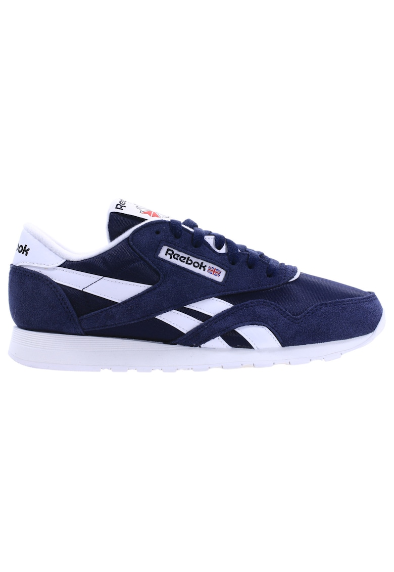 Pantofi sport cu detalii din piele intoarsa CL