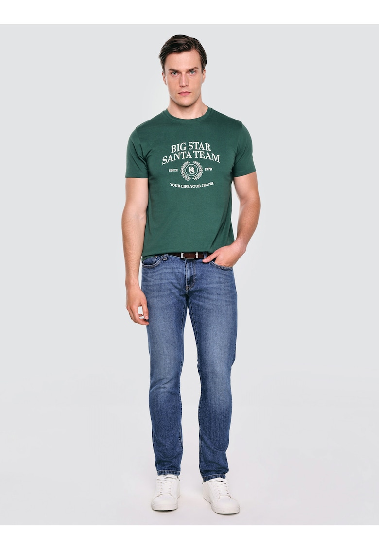 Tricou cu imprimeu contrastant Marr