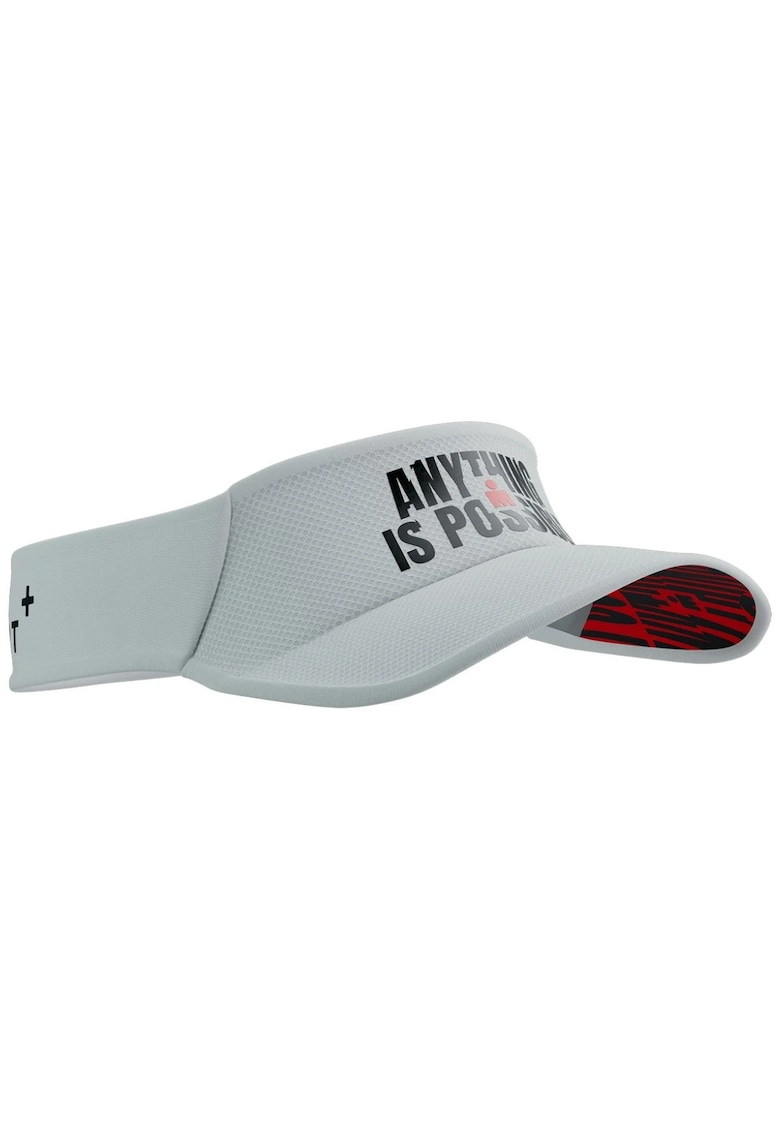 Viziera alergare UltraLight - Editie Limitata Ironman - Alb/Negru