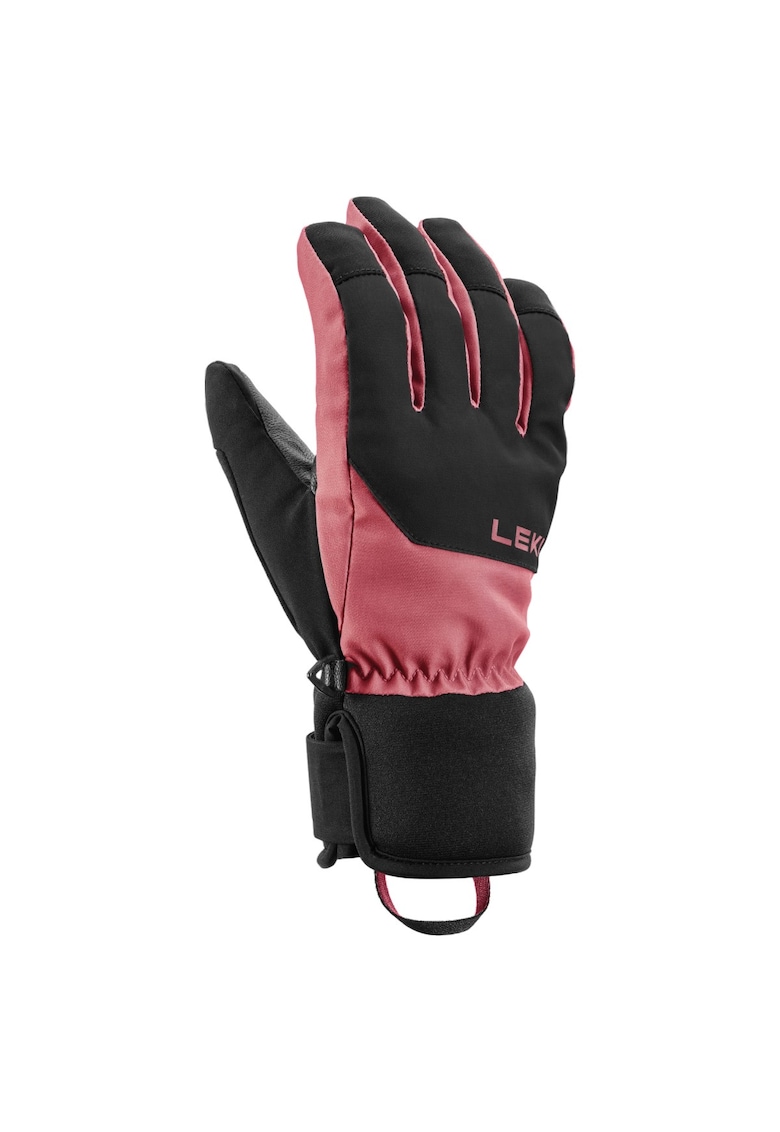 Manusi schi copii Bird-Negru/Roz-