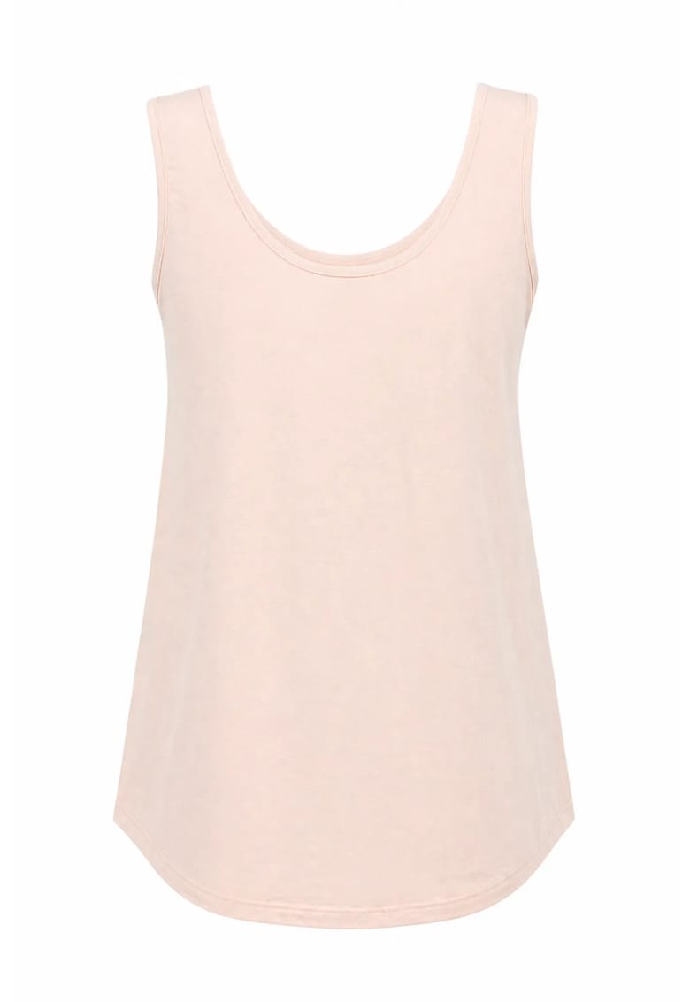 Maiou Casual - Regular fit - Bumbac cu Lycra - Bej Natural