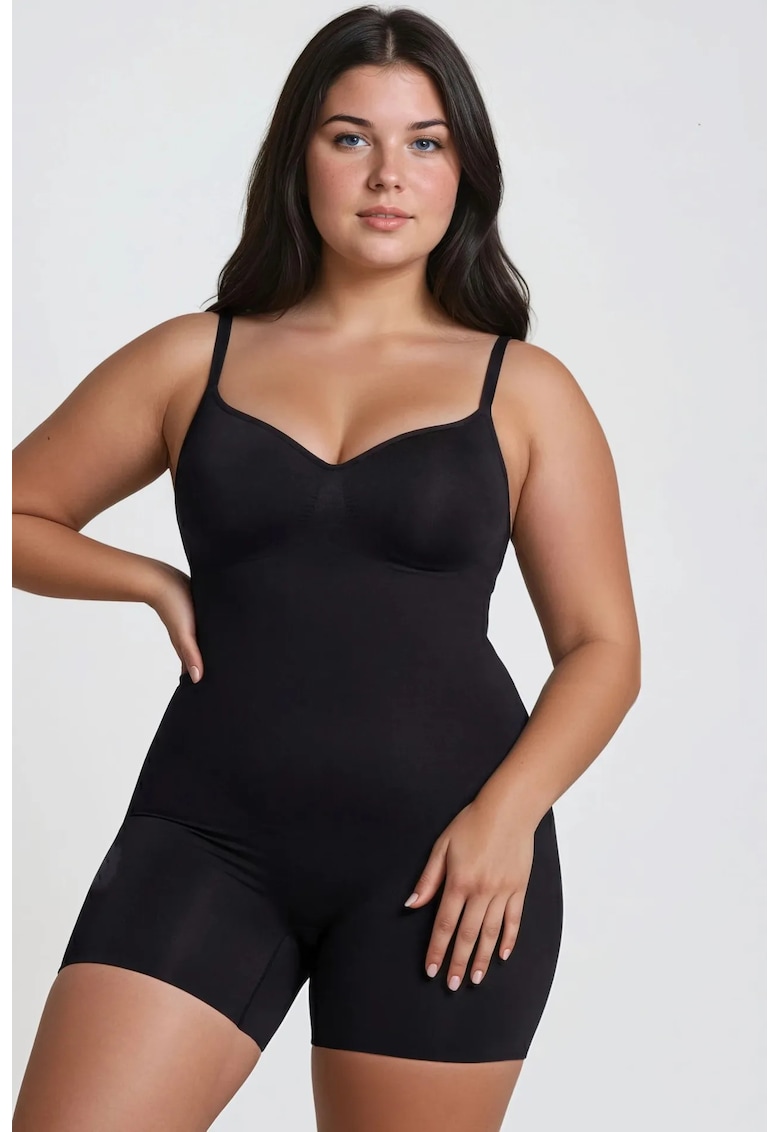 Lenjerie modelatoare - body modelator premium - compresie extra ferma - negru - 80% nailon - 20% elastan -