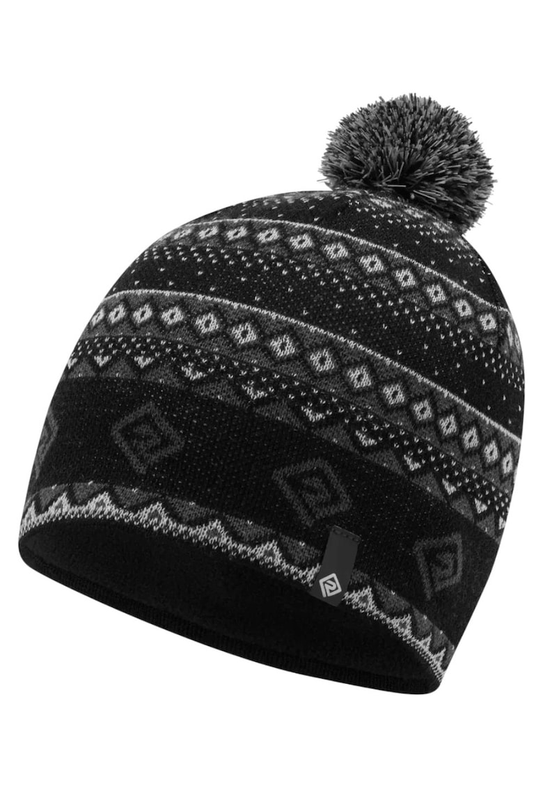 Caciula Winter Bobble FW sizedwqfwqd - Negru/Gri