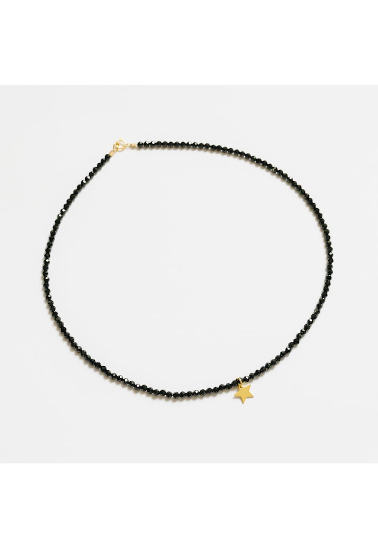 Colier handmade - realizat din pietre semipretioase spinel - accesorii argint925